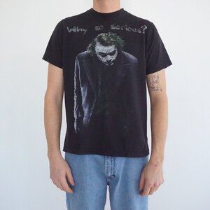 Kult Joker Graphic T Shirt Black Minimalist Streetwear Eclectic Collector XL